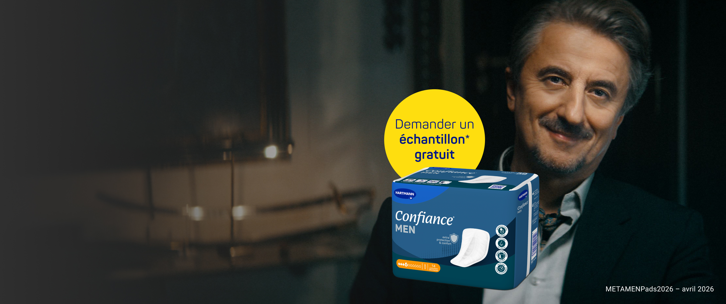 Confiance® MEN Pads
