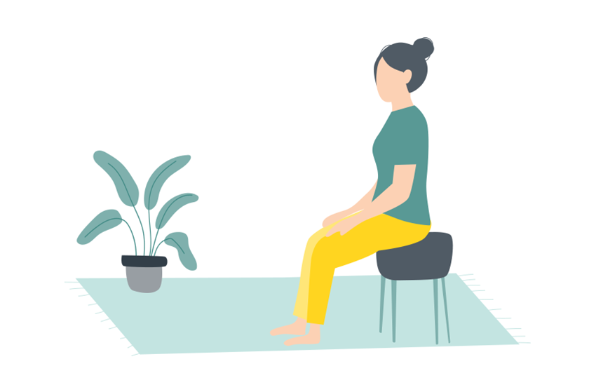 la contraction assise