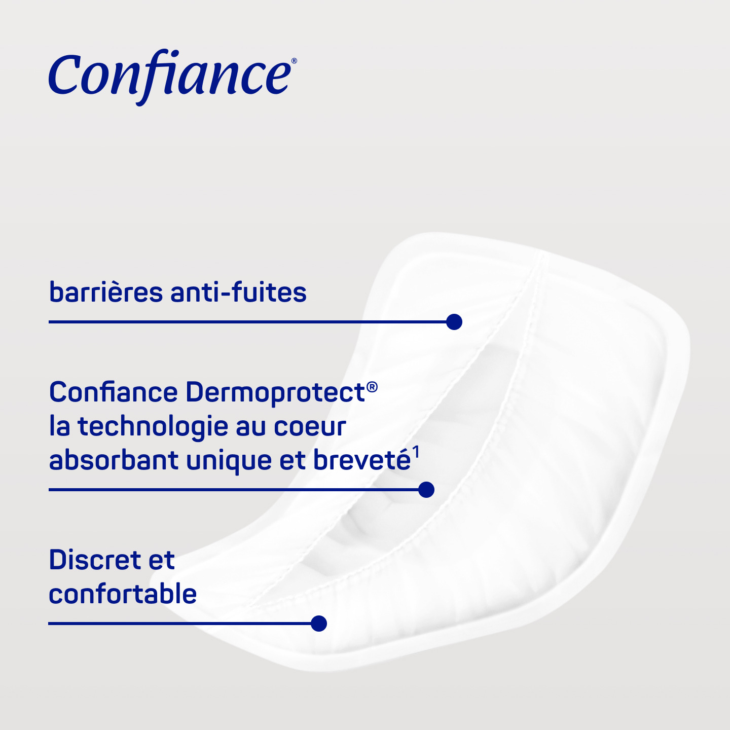 Les avantages des protections Confiance® MEN Pads.
